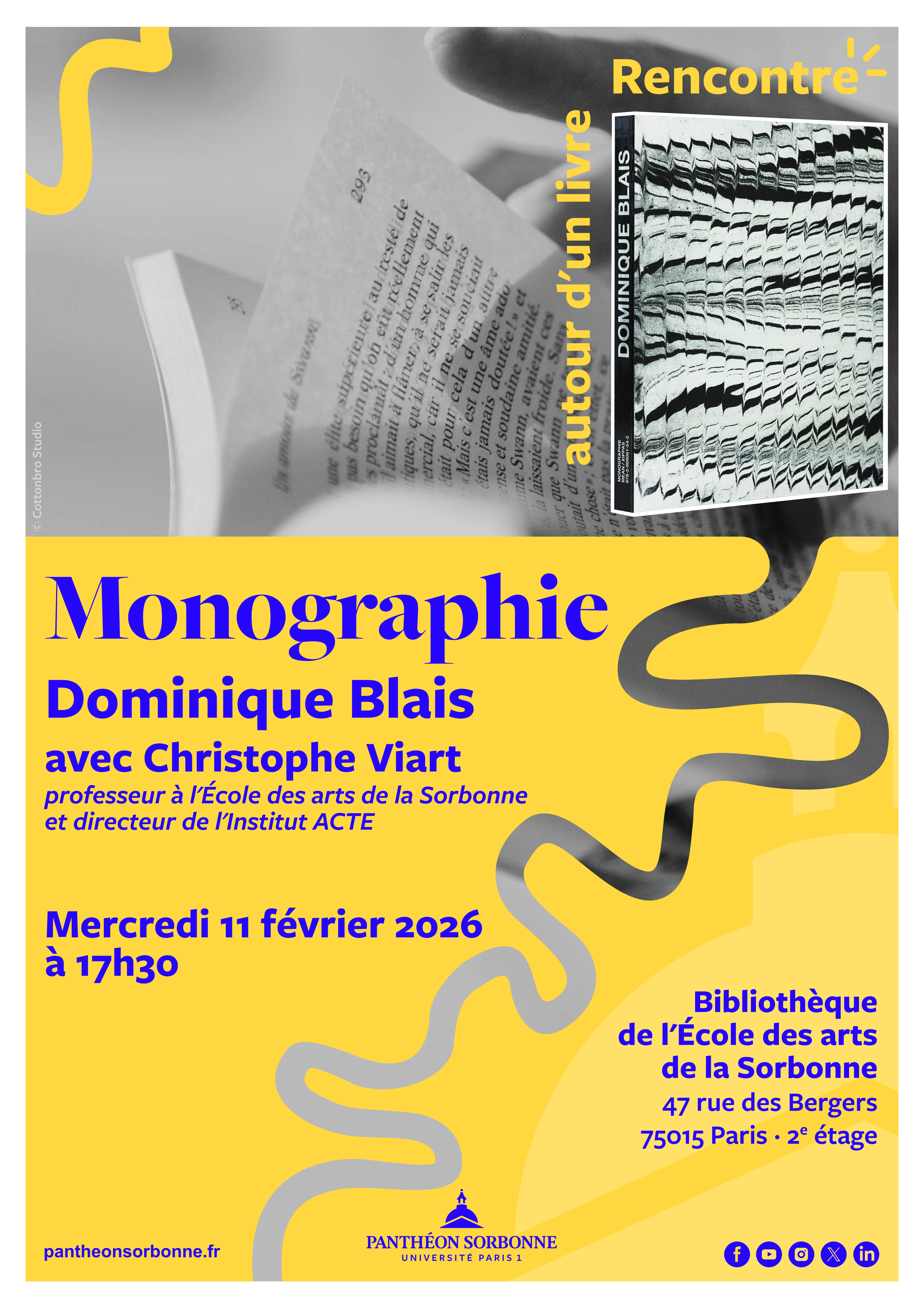 affiche rencontre D Blais